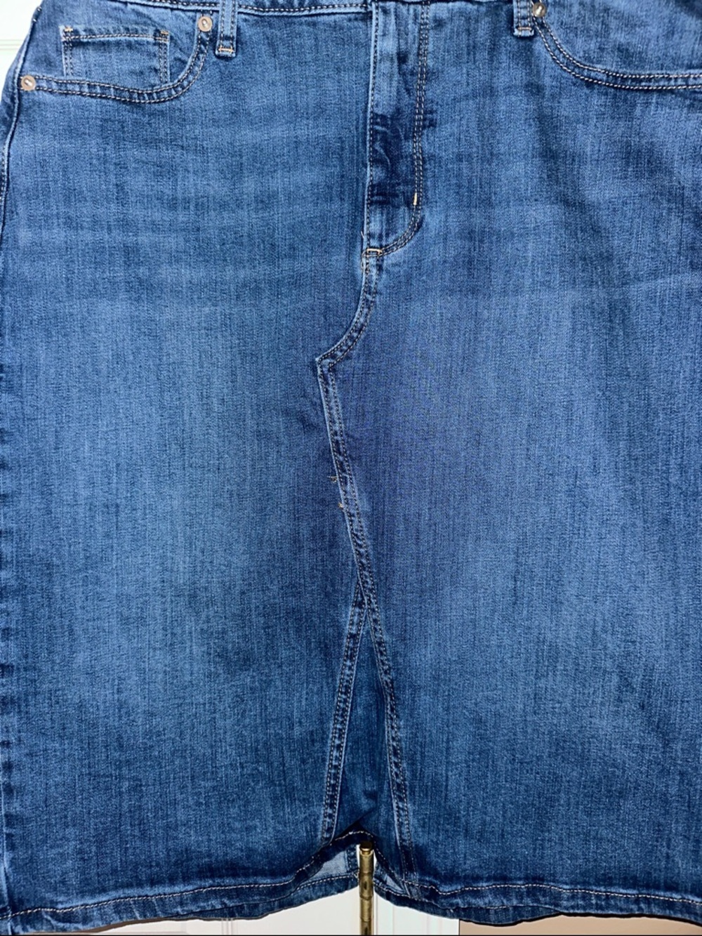 Sonoma Blue Denim Midi Skirt - Picture 2 of 12
